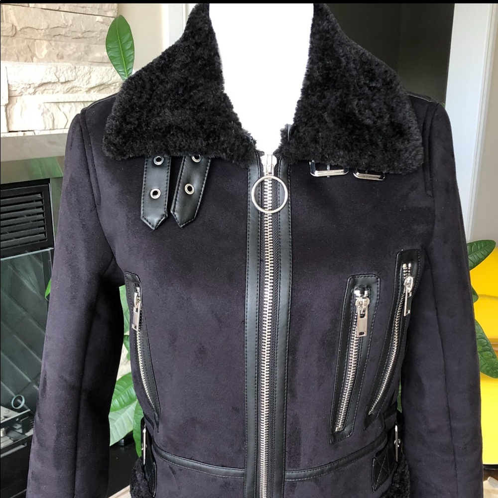 ❌SOLD ❌Zara | Suede style Aviator jacket🤩 - Picture 7 of 13